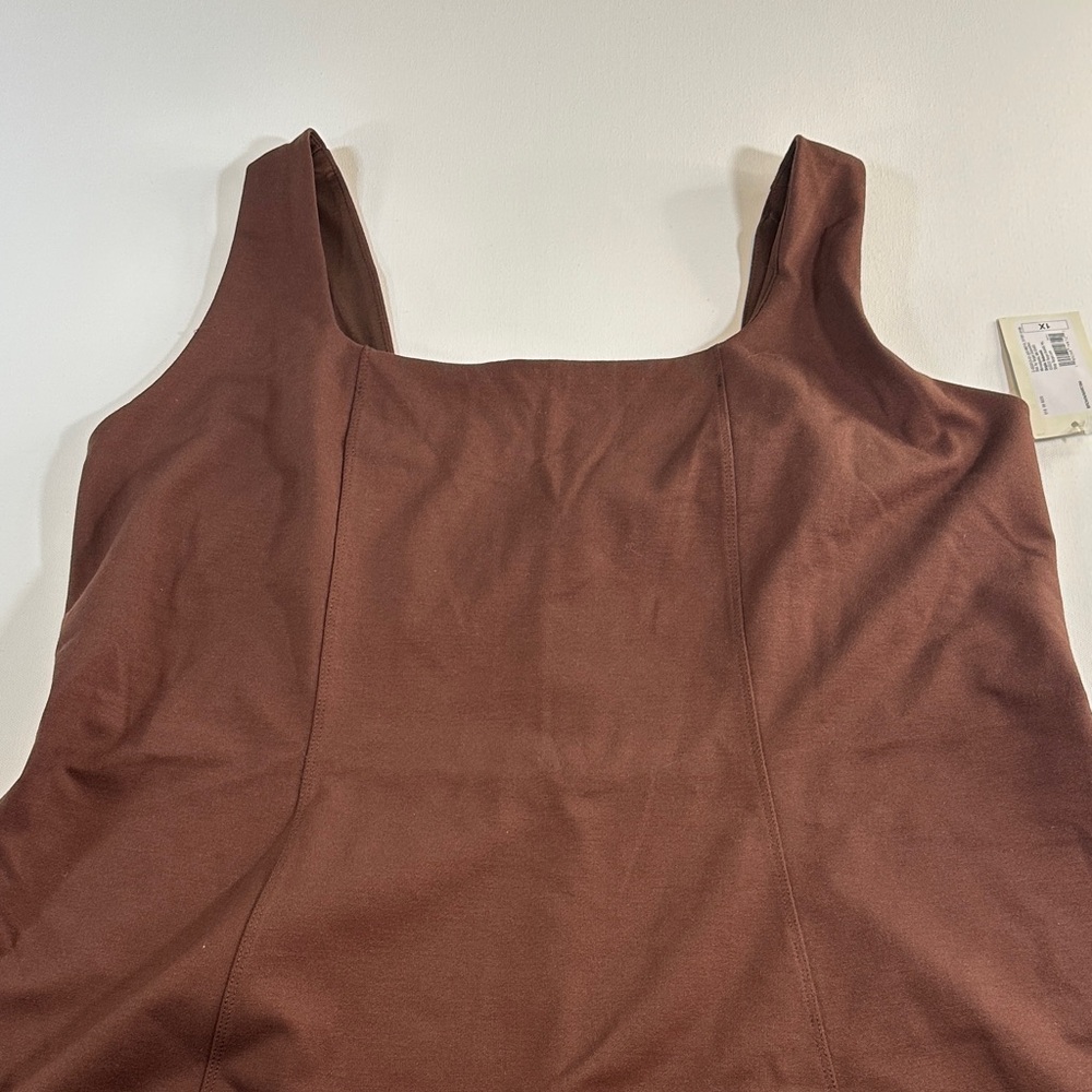 A New Day Brown Maxi Dress NWT Size XL - Picture 2 of 7